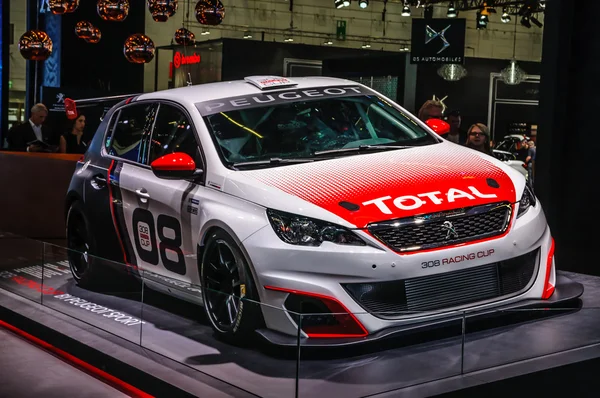 FRANKFURT - SEPT 2015: Peugeot 308 Racing Cup WRC WTCC presented — Stock Photo, Image