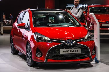 FRANKFURT - SEPT 2015: Toyta Varis Hybrid presented at IAA Inter