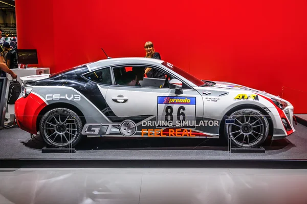 FRANKFURT - SEPT 2015: Toyota CS-V3 GT WTCC WRC presented at IAA — Stok fotoğraf