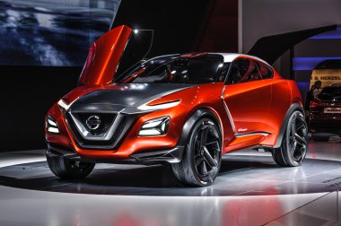 FRANKFURT - SEPT 2015: Nissan Gripz Concept presented at IAA Int