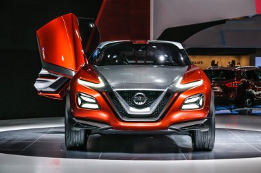 FRANKFURT - SEPT 2015: Nissan Gripz Concept presented at IAA Int
