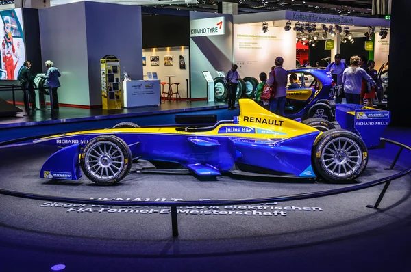 FRANKFURT - SEPT 2015: Renault Formula E presented at IAA Intern