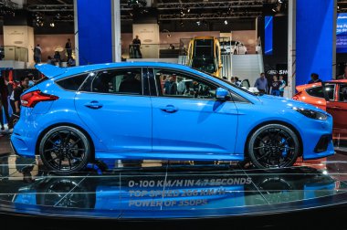 FRANKFURT - SEPT 2015: Ford Focus RS presented at IAA Internatio