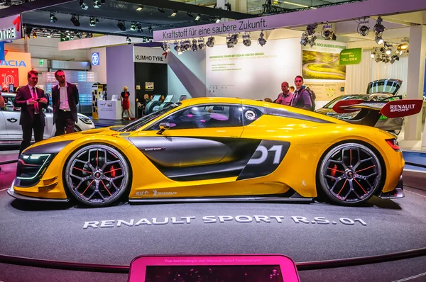 FRANKFURT - SEPT 2015: Renault Sport R.S. 01 concept presented a — Stok fotoğraf