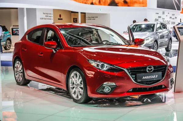 FRANKFURT - SEPT 2015: Mazda3 presented at IAA International Mot — ストック写真