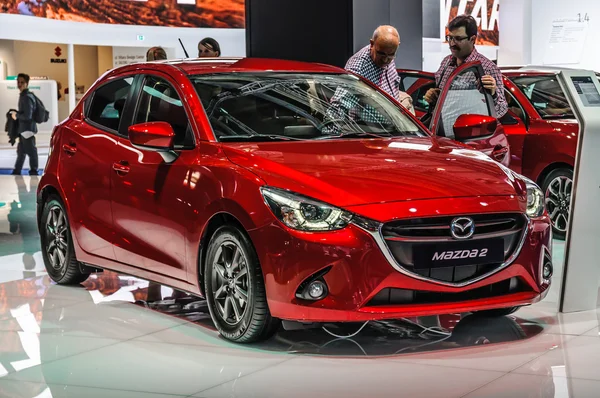 FRANKFURT - SEPT 2015: Mazda2 presented at IAA International Mot — ストック写真