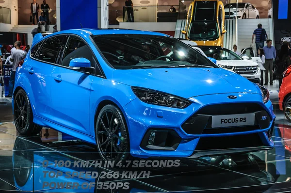 FRANKFURT - SEPT 2015: Ford Focus RS presented at IAA Internatio — Stock Photo, Image