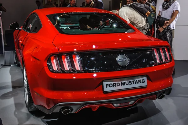 FRANKFURT - SEPT 2015: Ford Mustang presented at IAA Internation — Zdjęcie stockowe