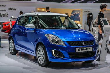 FRANKFURT - SEPT 2015: Suzuki Swift presented at IAA Internation
