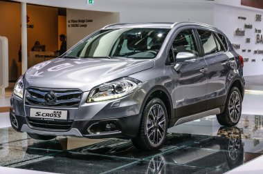 FRANKFURT - SEPT 2015: Suzuki SX4 S-Cross presented at IAA Inter