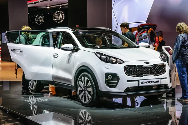 FRANKFURT - SEPT 2015: Kia Sportage presented at IAA Internation — Zdjęcie stockowe