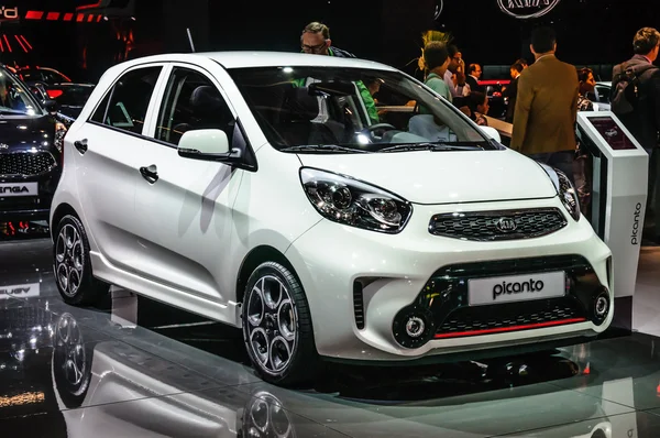 FRANKFURT - SEPT 2015: Kia Picanto presented at IAA Internationa — 스톡 사진