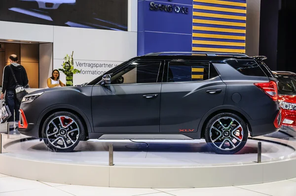 FRANKFURT - SEPT 2015: SsangYong XLV presented at IAA Internatio — Stock Fotó