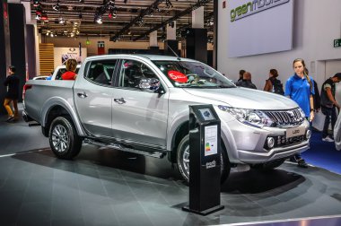 FRANKFURT - SEPT 2015: Mitsubishi L200 presented at IAA Internat