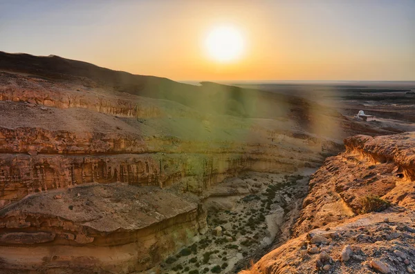 Tamerza canyon, Star Wars, Sahara woestijn, Tunesië, Afrika — Stockfoto