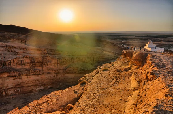 Tamerza canyon, Star Wars, Sahara woestijn, Tunesië, Afrika — Stockfoto