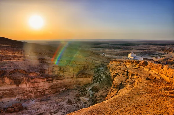 Tamerza canyon, Star Wars, Szaharai sivatag, Tunézia, Afrikában — Stock Fotó