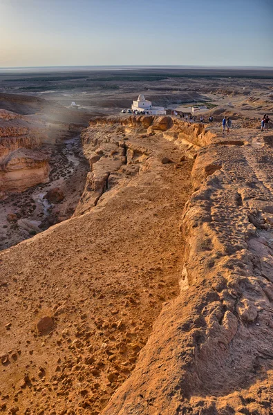 Tamerza canyon, Guerre stellari, deserto del Sahara, Tunisia, Africa — Foto Stock