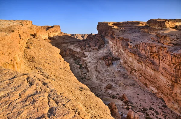 Tamerza canyon, Guerre stellari, deserto del Sahara, Tunisia, Africa — Foto Stock