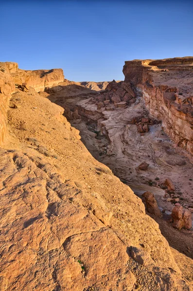 Tamerza canyon, Star Wars, Szaharai sivatag, Tunézia, Afrikában — Stock Fotó