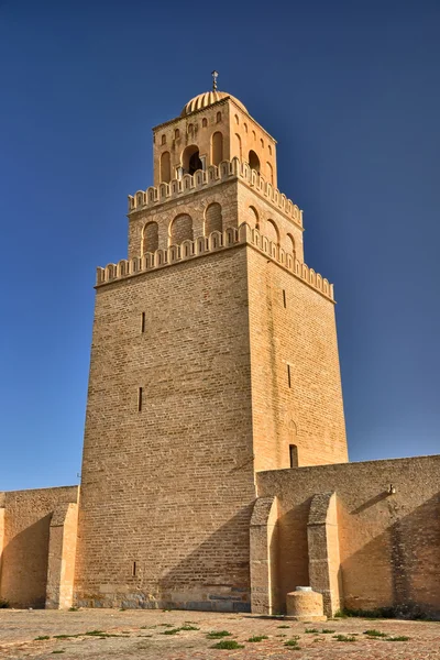 Antiga Grande Mesquita, Kairouan, Deserto do Saara, Tunísia, África , — Fotografia de Stock
