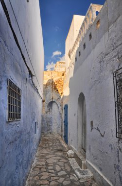 Eski Medina, Hammamet, Tunus, Mediterranea dar sokak