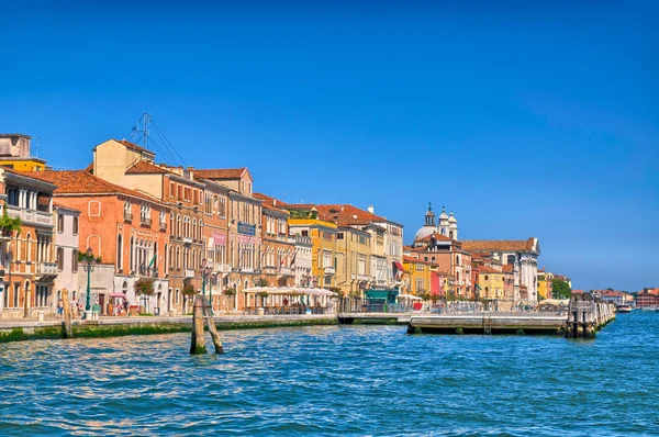 Nice summer venetian seaview in Venice, Italy, HDR — Stock Photo, Image