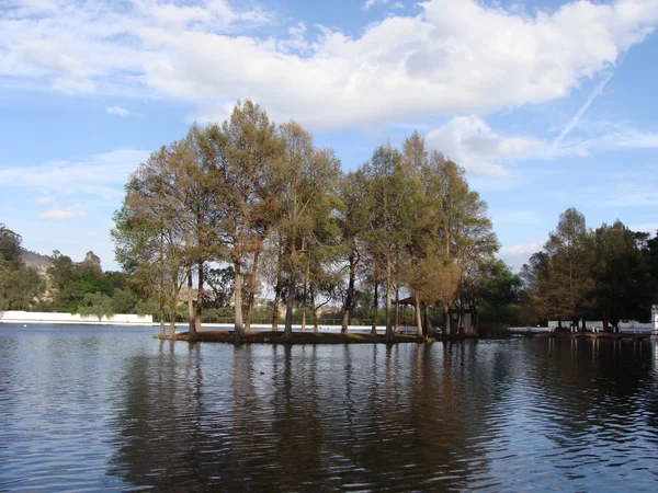 Inselchen auf dem See — Stockfoto