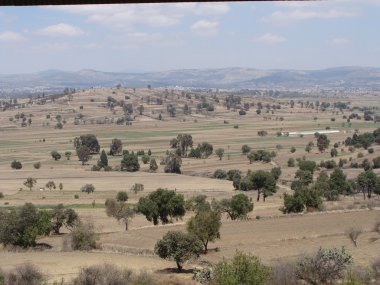 Güzel bozkır manzara