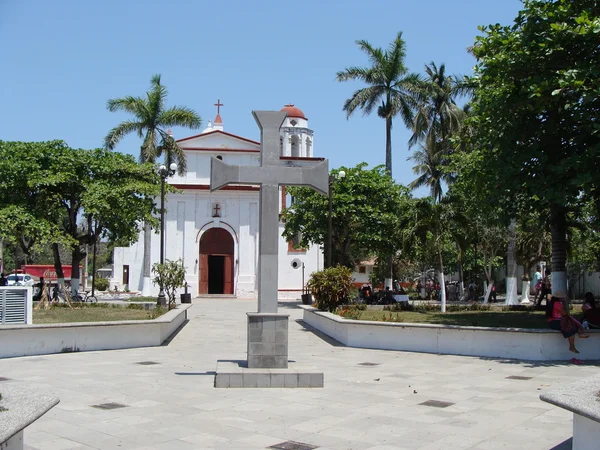 La Antigua Veracruz küçük Kilisesi — Stok fotoğraf