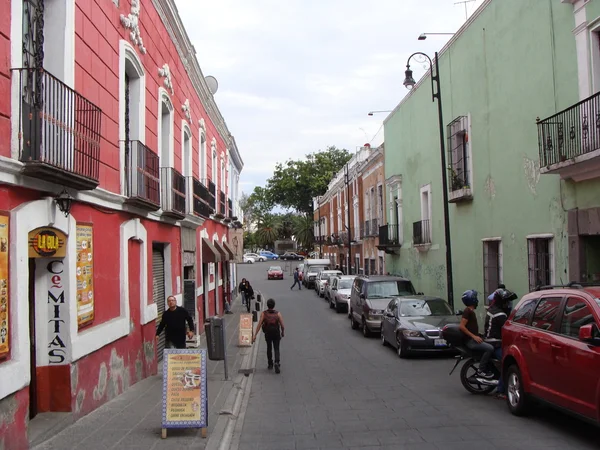 Ulice w Puebla — Zdjęcie stockowe