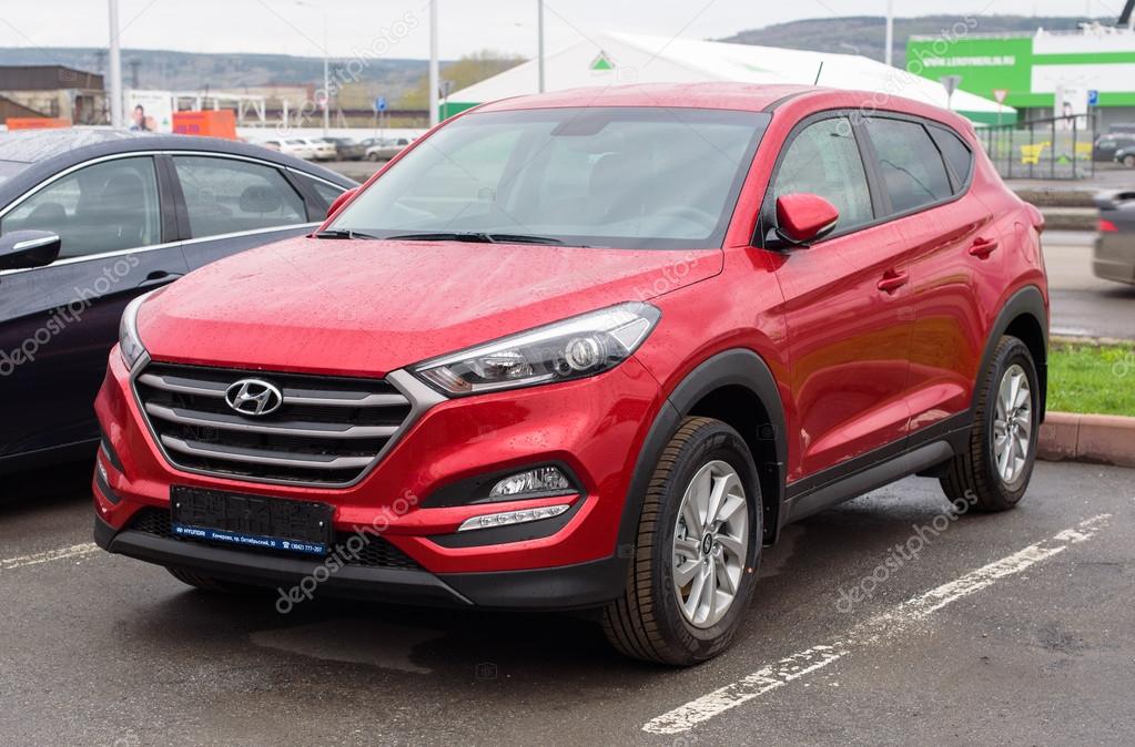 Novokuznetsk, Russia - April 27, 2016: Hyundai Tucson.