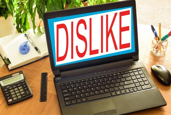Dislike. Concept office — Stock Photo, Image