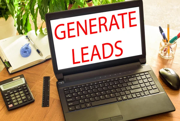 Generar leads. Oficina de concepto — Foto de Stock