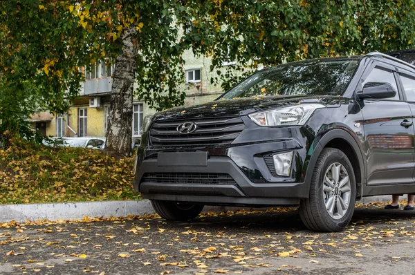 Novokuznetsk, Rusia - 10 de septiembre de 2016: Hyundai Creta (ix25 ) — Foto de Stock