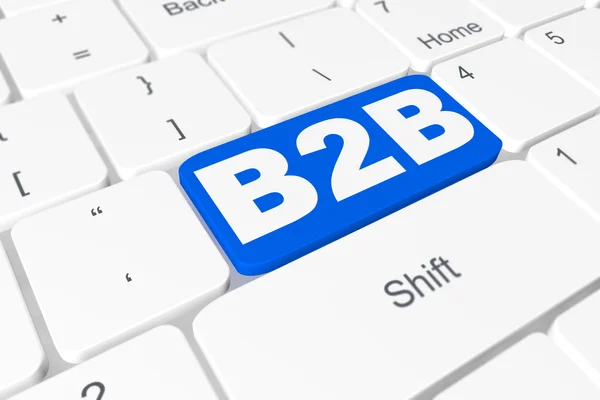Botón "B2B" en el teclado — Foto de Stock