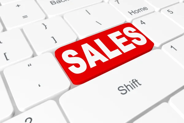 Button "SALES" on keyboard — Stock Photo, Image