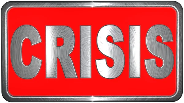 CRISIS Concept — Stock Photo, Image