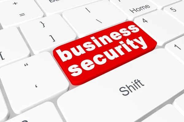 Knop "business security" op toetsenbord — Stockfoto