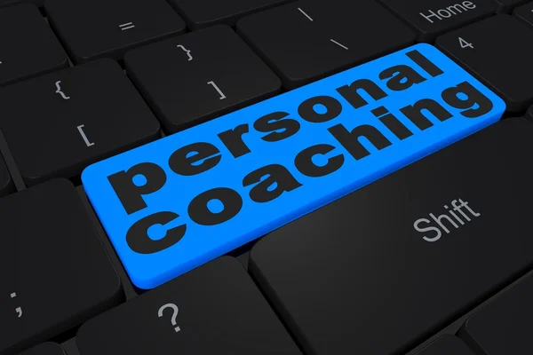 Taste "Personal Coaching" auf der Tastatur — Stockfoto