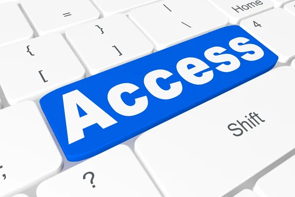 Knappen "Access" på tangentbordet — Stockfoto