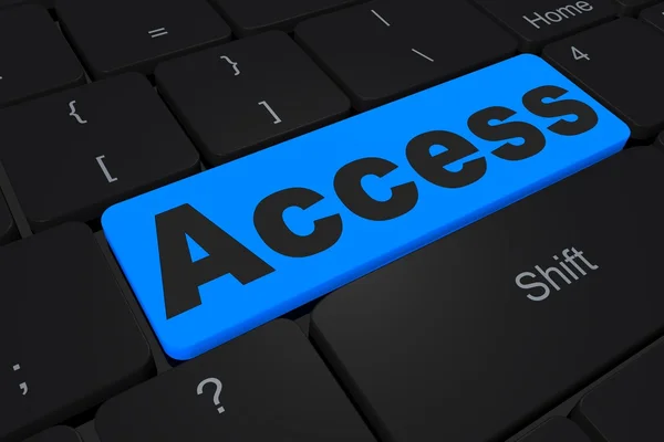 Knappen "Access" på tangentbordet — Stockfoto