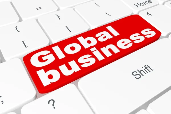 Pulsante "Global Business" sulla tastiera — Foto Stock