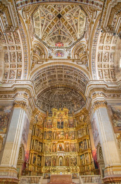 GRANADA, SPAIN - MAY 29, 2015: The nave of church Monasterio de San Jeronimo. — Stock Photo, Image