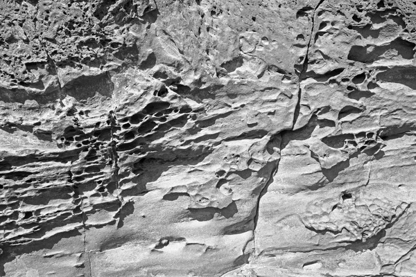 Σαντορίνη - η ελαφρόπετρα ογκόλιθος δομή κάτω από την Οία. — Φωτογραφία Αρχείου