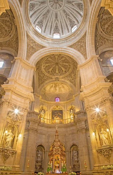GRANADA, SPAIN - MAY 30, 2015: The presbytery of church Iglesia del Sagrario.