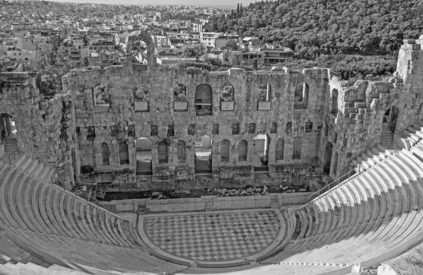 Athènes - L'Odéon d'Hérode Atticus ou Hérode sous l'Acropole dans la lumière du matin . — Photo