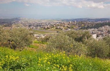 Jerusalem - The outlook from Mount of Olives to east.