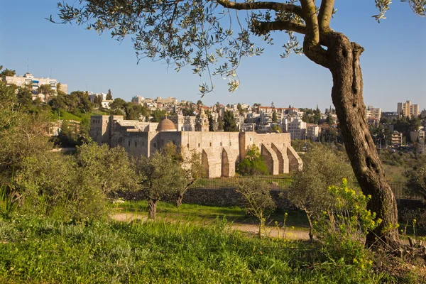 Archivbild - jerusalem - Kreuzkloster. Das Kloster wurde im elften Jahrhundert erbaut, während der Herrschaft von König Bagrat iv. — Stockfoto