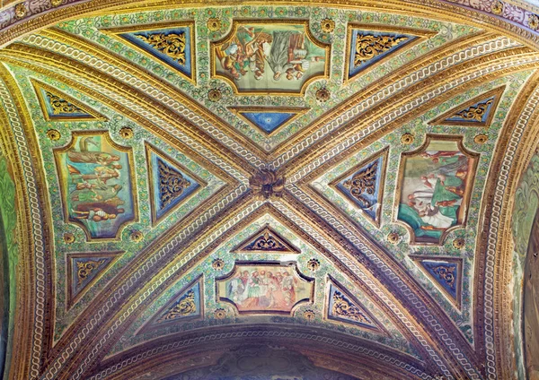 Cremona Itália Maio 2016 Afresco Capela Lateral Igreja San Sigismondo — Fotografia de Stock